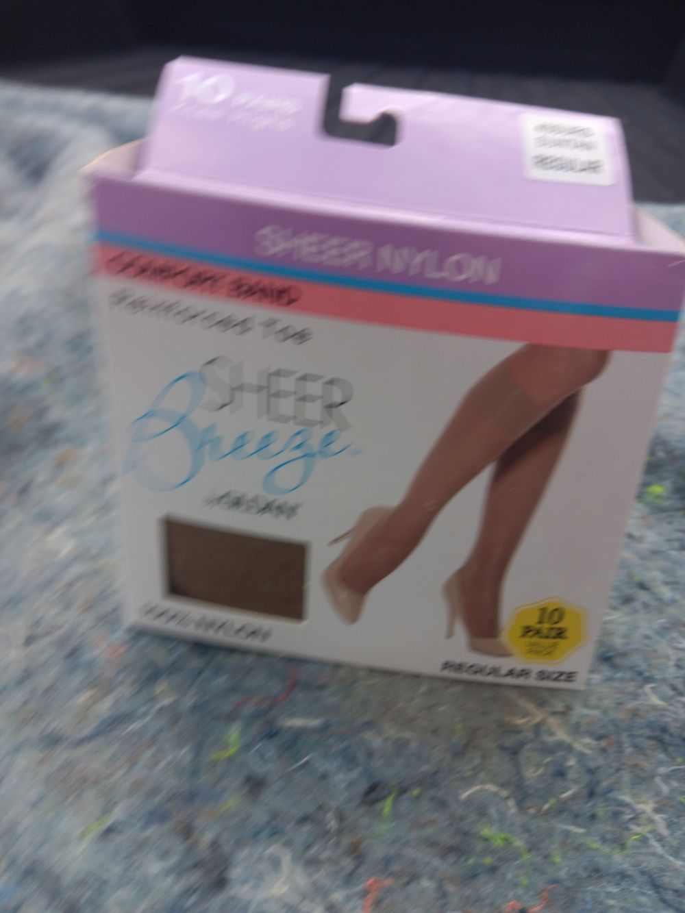 Sheer Nylon Sheer Breeze Hosiery in Nude